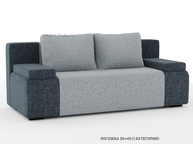 Диван еврокнижка Чарли без подлокотников (А1)