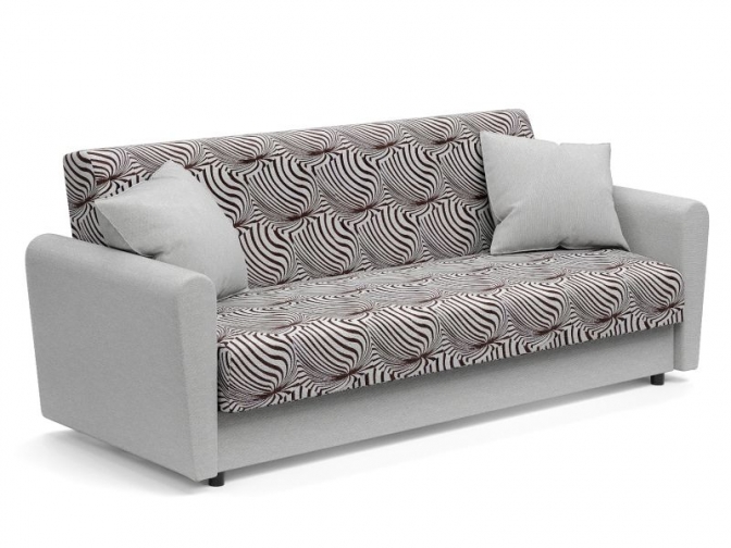 Диван Книжка Бриз рогожка Мальта Лайт - 2-1 + волна