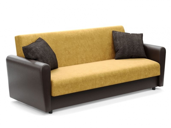 Диван Книжка Бриз велюр Кабрио 27 + к/з венге