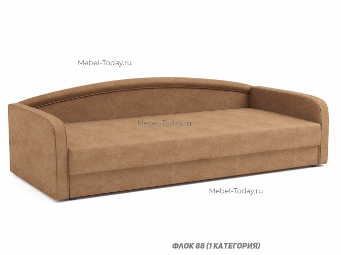 Тахта Юлия Люкс с ящиком и тремя спинками 90 см