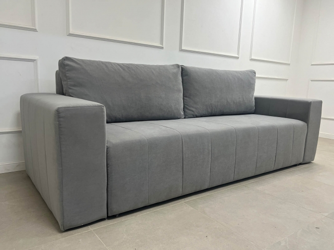 Диван Норд еврокнижка, спальное 150×200, ящик для белья, обивка велюр или рогожка