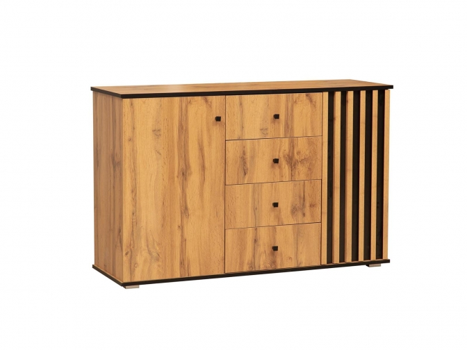 Комод Либерти 51.04 Дуб Вотан/Черный