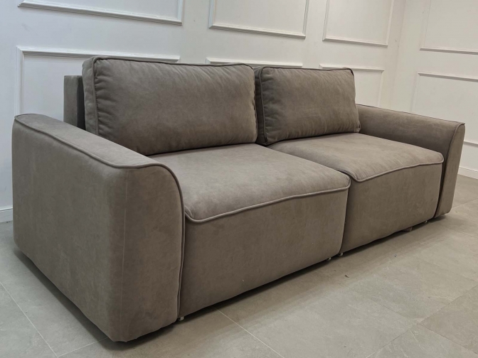 Диван Крафт еврокнижка, спальное 153×200, ящик для белья, обивка велюр или рогожка