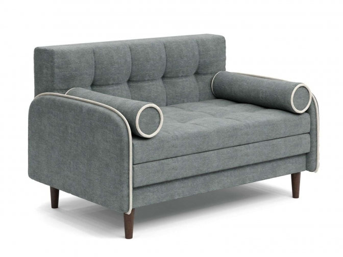 Диван Монро с деревянными опорами (Велюр Энерджи 810_19 + 810_2)