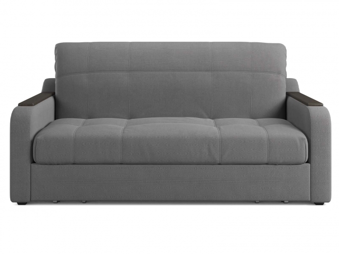 Диван аккордеон Наполи с МДФ накладками на металлокаркасе, обивка велюр или рогожка