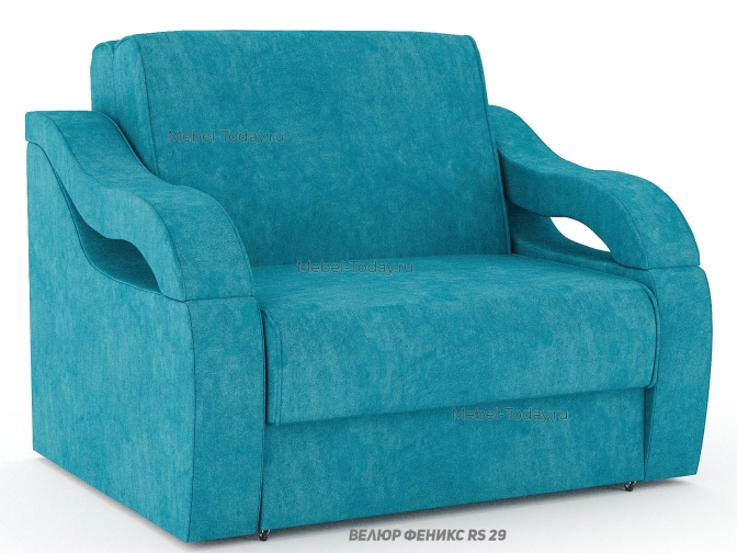 Кресло-диван Сильва 100, механизм аккордеон, спальное место 100х194, ящик для белья