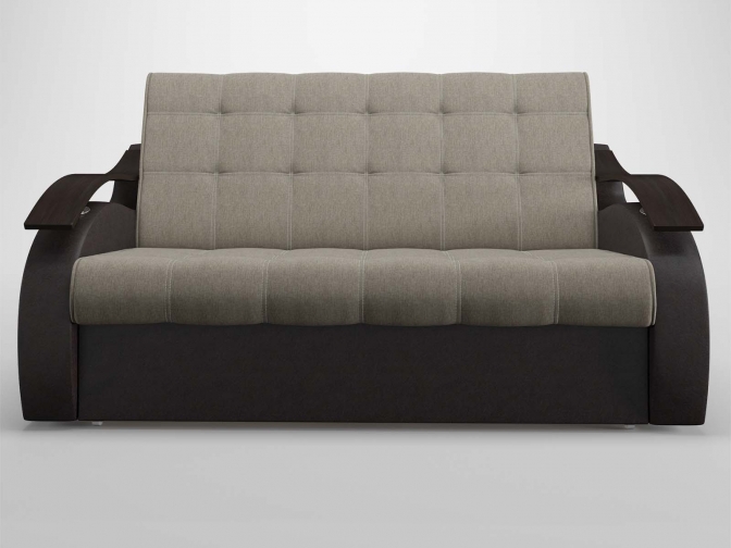 Диван аккордеон Братислава с МДФ накладками, спальное место 120*195 см, обивка велюр или рогожка