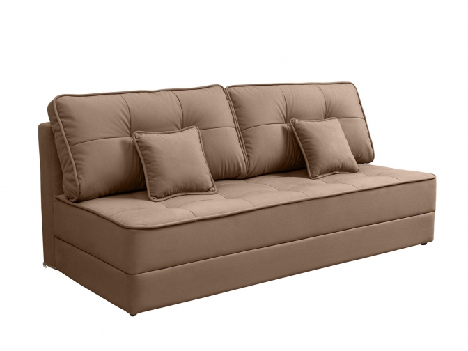 Диван Кайман БП (Велюр Zara Light Brown 5)