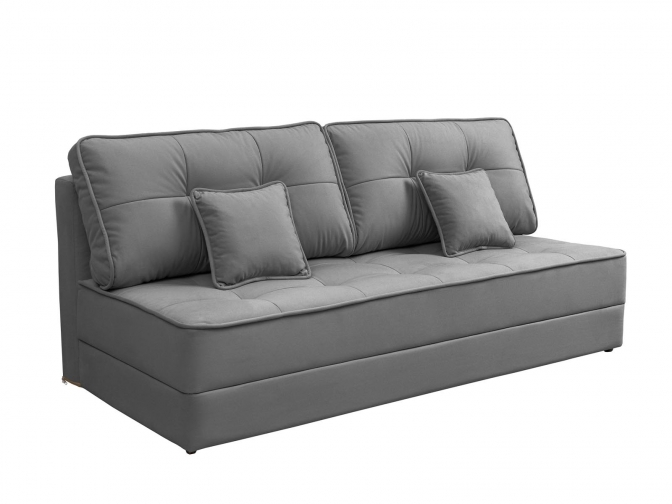 Диван Кайман БП (Велюр Zara Grafit 32)