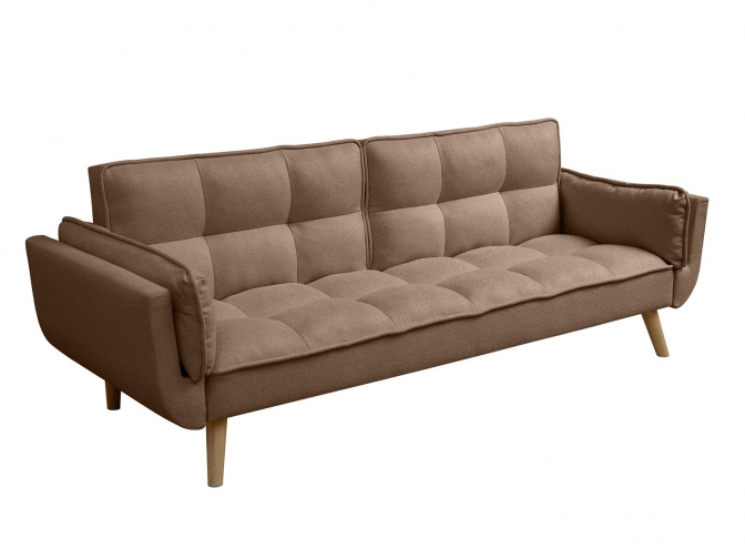 Диван книжка Лайт СП (Велюр Zara Light Brown 5)