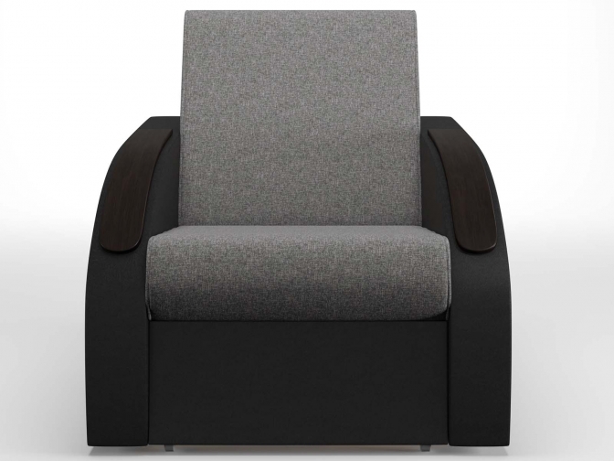 Кресло-кровать аккордеон Фишер-2 с МДФ накладками, спальное место 60*195 см, обивка велюр или рогожка