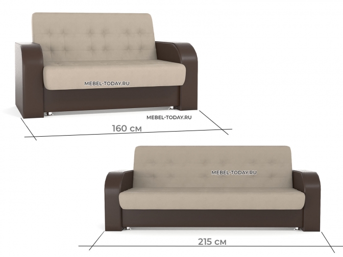 Диван книжка Престиж Экокожа Комби