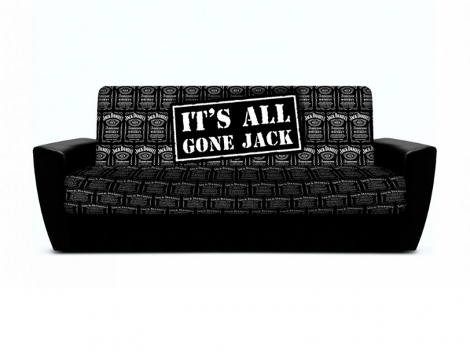 Диван книжка с принтом Гепард 1 подлокотники &amp;quot;амстердам&amp;quot;