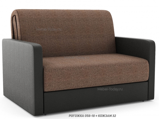 Диван-кровать Аккорд Люкс, спальное место 120х194 см, механизм аккордеон с цельным спальным местом