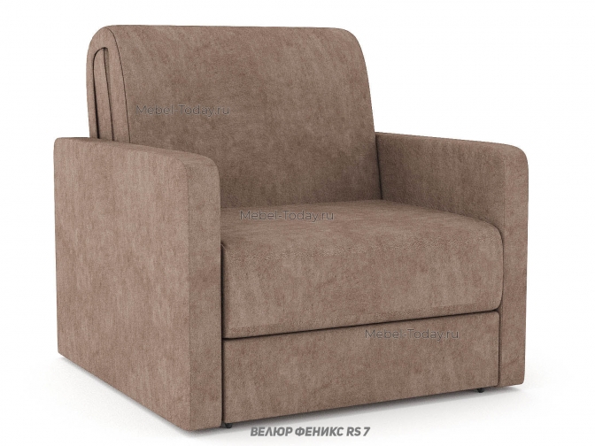 Кресло-кровать Аккорд Люкс, спальное место 80х194 см, механизм аккордеон с цельным спальным местом