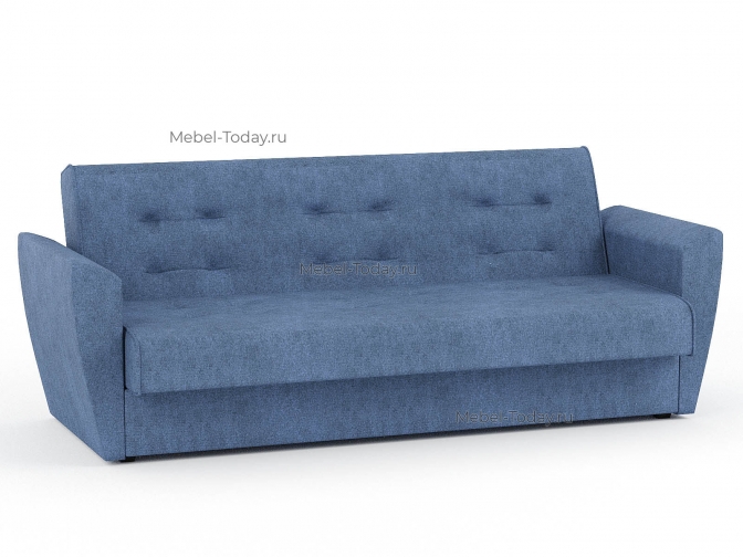 Диван книжка Лира Серо-голубой