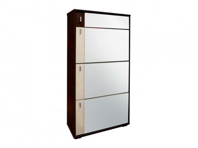 Тумба для обуви Фиеста-6 с зеркалом