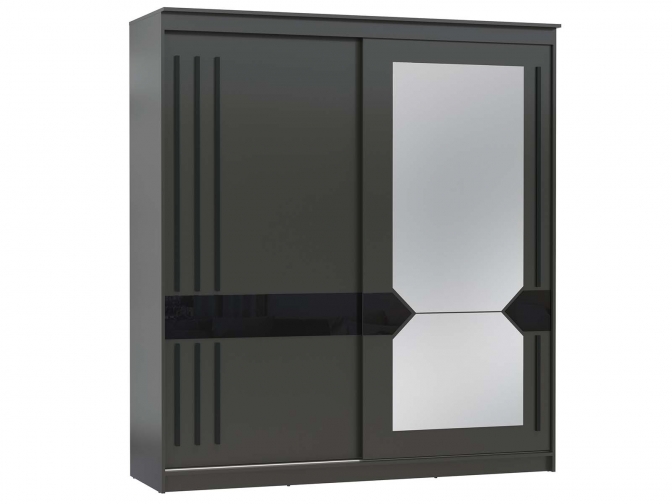 Шкаф-купе Марко 95.09 Диамант Серый