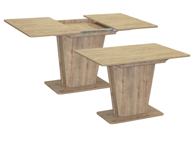 Стол обеденный раздвижной Эстетика дуб велингтон