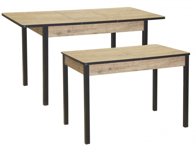 Стол обеденный раздвижной Сканд-2 дуб Веллингтон