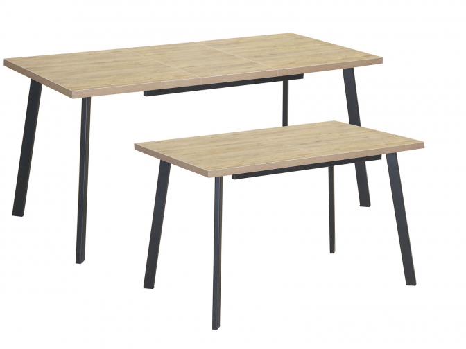 Стол обеденный раздвижной Бэлфаст дуб Веллингтон