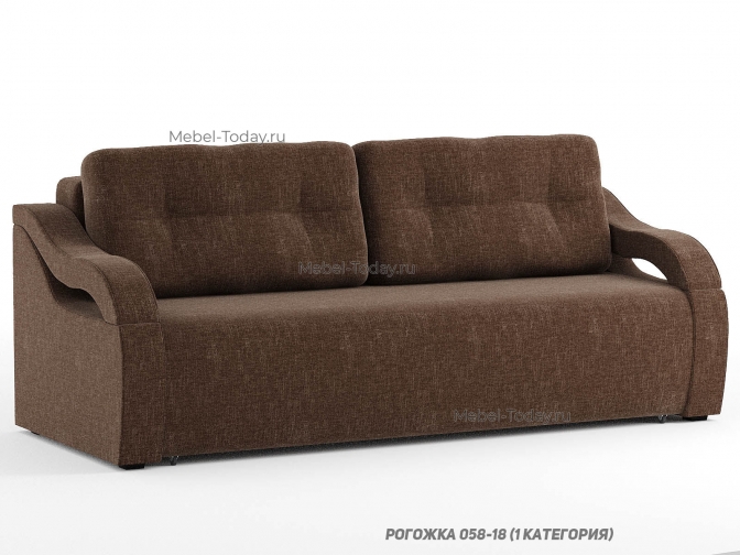 Диван еврокнижка Сильва, спальное место 145*195, наполнитель пружинный или ортопедический, диз.1