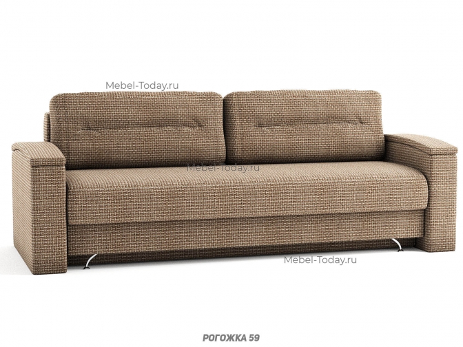 Диван Амелия, механизм еврокнижка, спальное место: 140*190 см, обивка рогожка