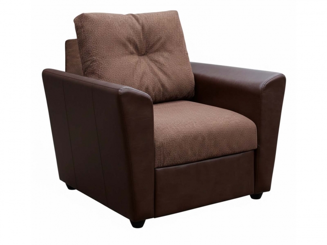 Кресло без механизма Амстердам коричневый