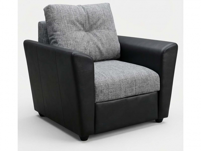 Кресло без механизма Амстердам серый