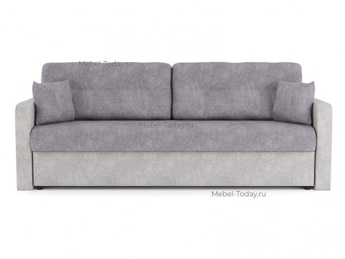 Диван еврокнижка Эконом-Люкс с мягкими подлокотниками, обивка бархат или велюр