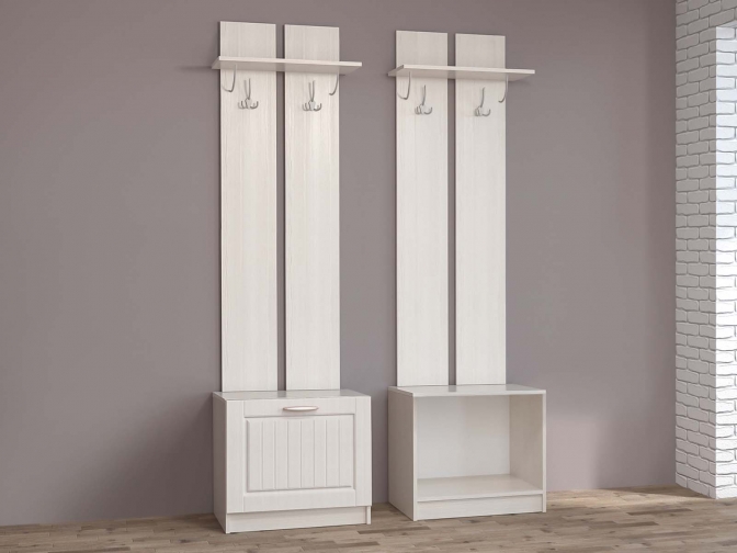 Обувница с вешалкой 2 Иннэс-6 МДФ