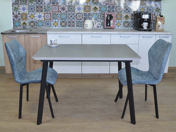 Керамический стол 110 армани серый