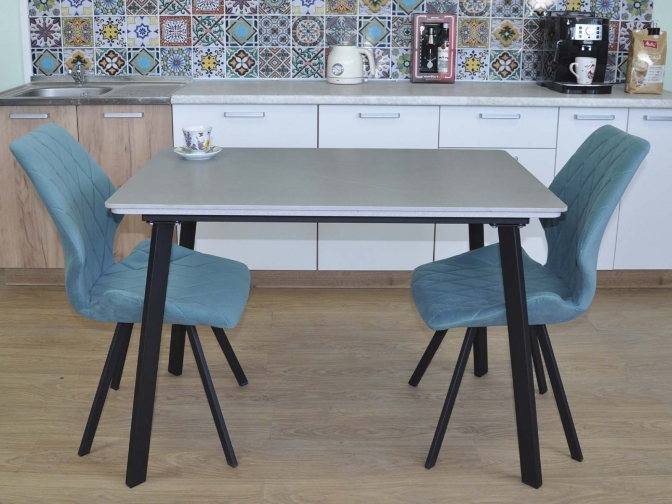 Керамический стол 120 армани серый