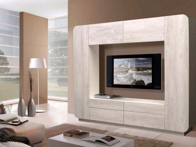 Стенка Лаванда-2 бетон