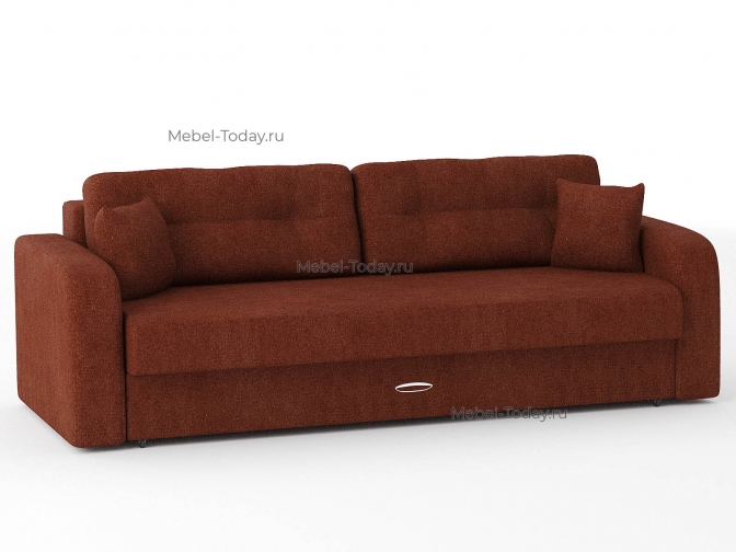 Диван еврокнижка Дублин люкс коричневый