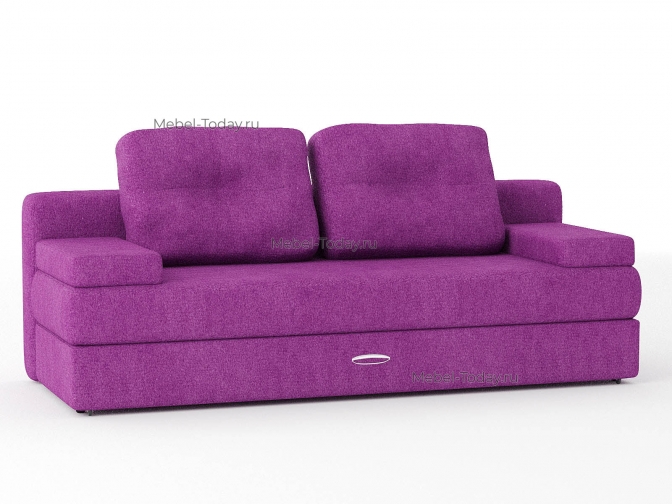 Диван еврокнижка Амстердам мини люкс фиолетовый