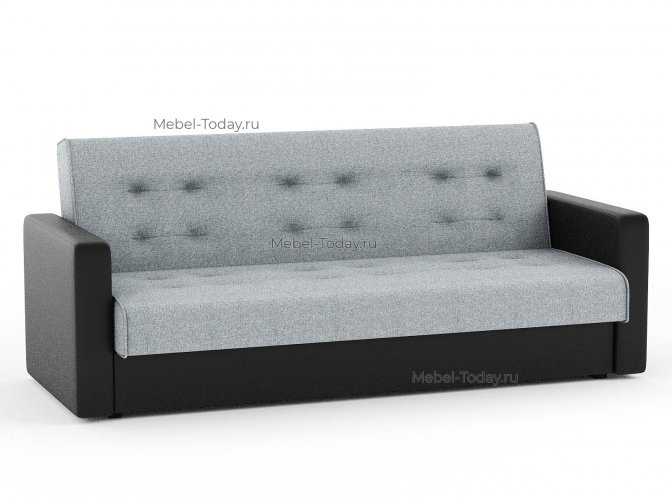 Диван книжка Лондон рогожка серая