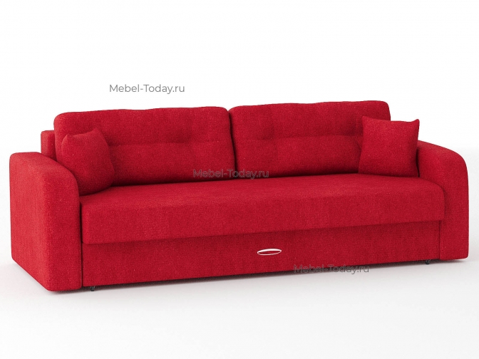 Диван еврокнижка Дублин люкс красный