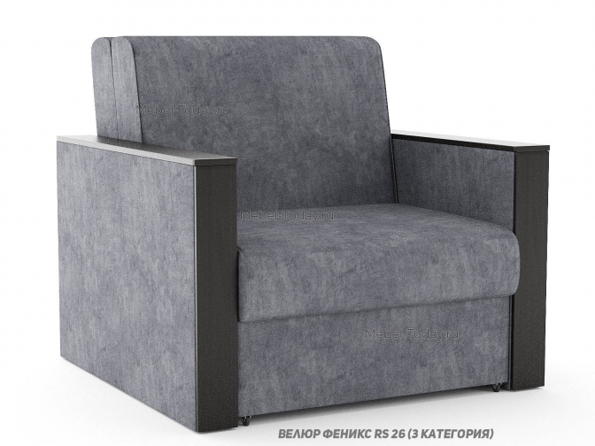 Кресло-кровать раскладное Техас, механизм аккордеон, Спальное место 80*194 см, ящик для белья