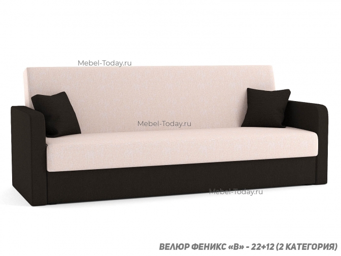 Диван-книжка Слим 140x190 см – трансформируемый диван, механизм книжка, ящик для белья