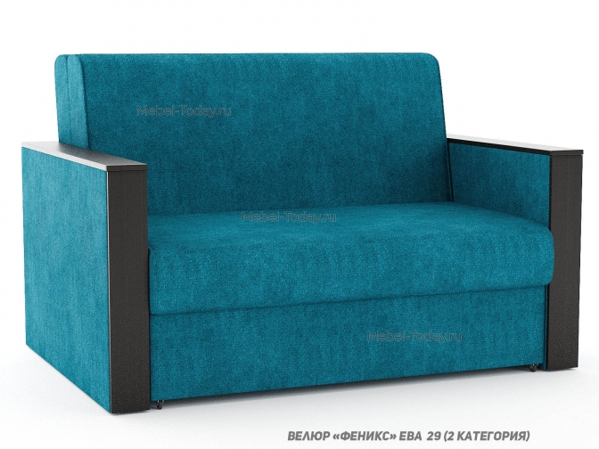 Диван-кровать полутороспальный Техас, механизм аккордеон, Спальное место 120*194 см, ящик для белья