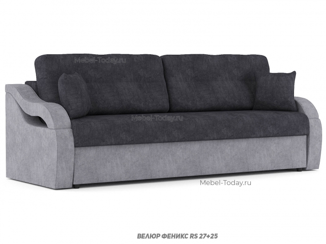 Диван Сильва Еврокнижка | Пружинный и Ортопедический Матрас, обивка велюр и бархат | купить с доставкой