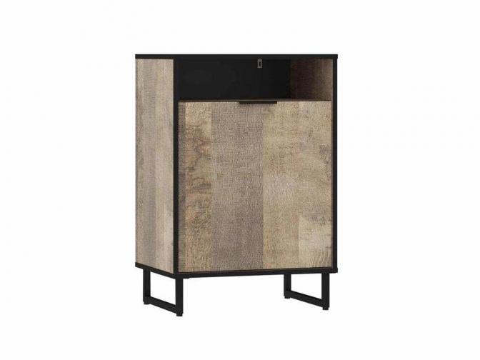 Тумба Фолк НМ 014.15 Дуб Гранж песочный