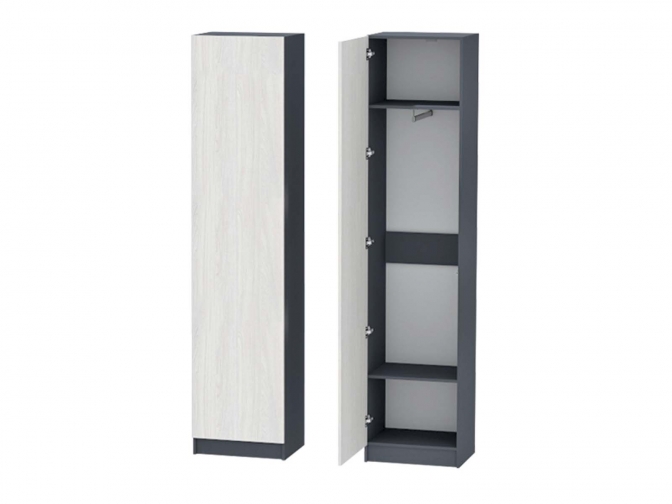 Пенал Иннэс-10, графит/ясень анкор светлый