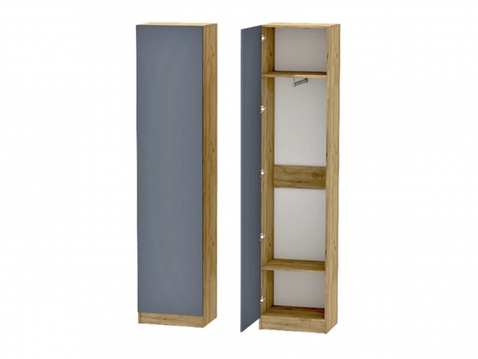 Пенал Иннэс-10, дуб крафт золотой/графит