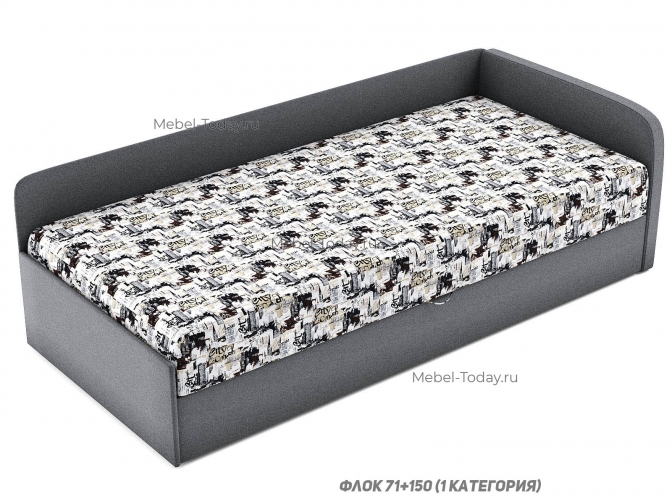 Диван-тахта Юлия Люкс угловая с прямой спинкой 90 см