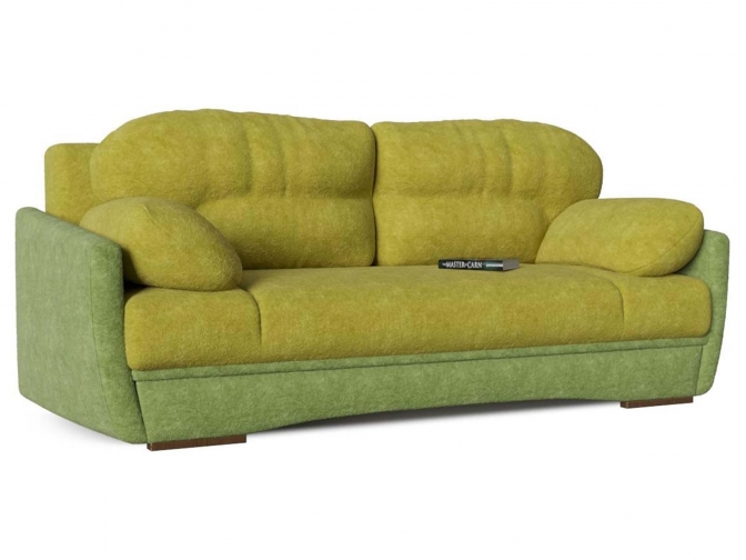 Диван-еврокнижка Монро со спальным местом 150х200 mustard