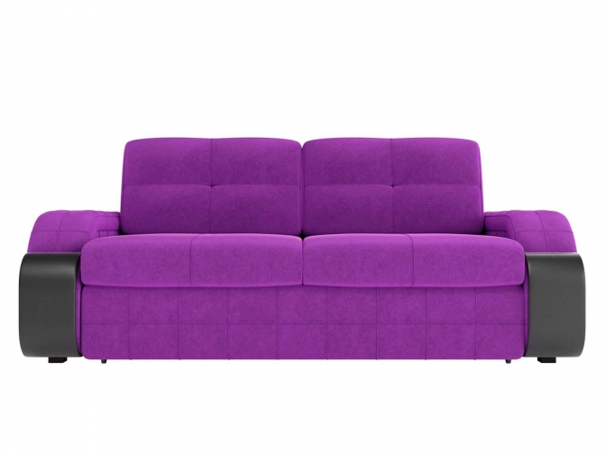 Диван-еврокнижка Николь со спальным местом 148х195 микровельвет фиолетовый