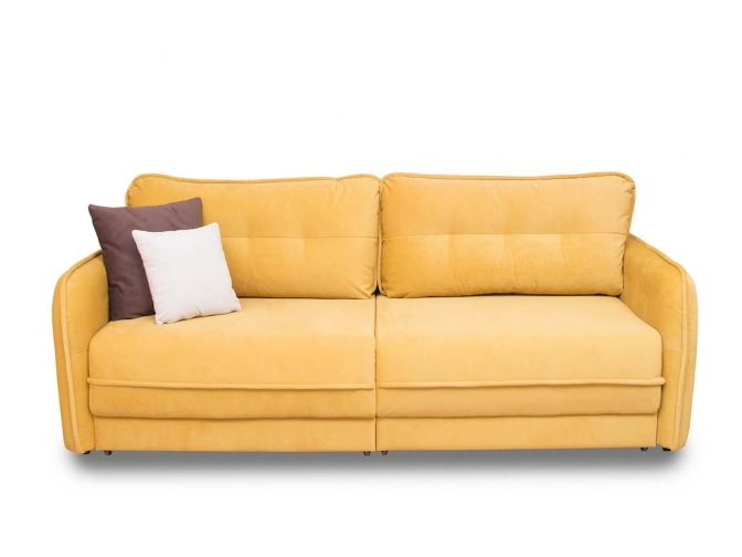 Диван-еврокнижка Торрес со спальным местом 158х199 желтый