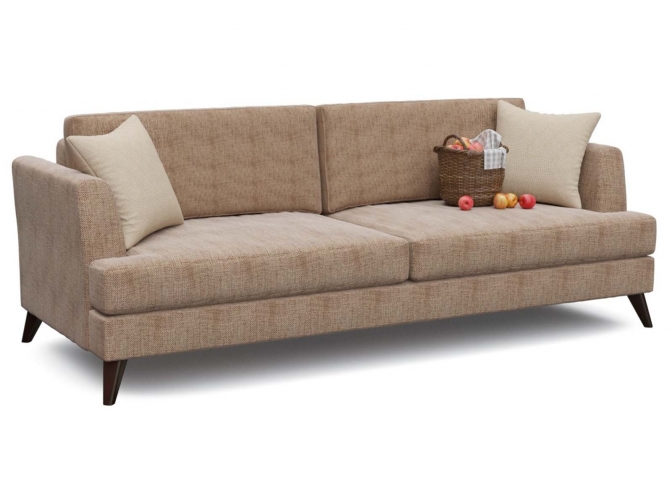 Диван-еврокнижка Верди со спальным местом 137х190 браун